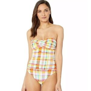 BLEU Rod Beattie Shirred One Piece Swimsuit